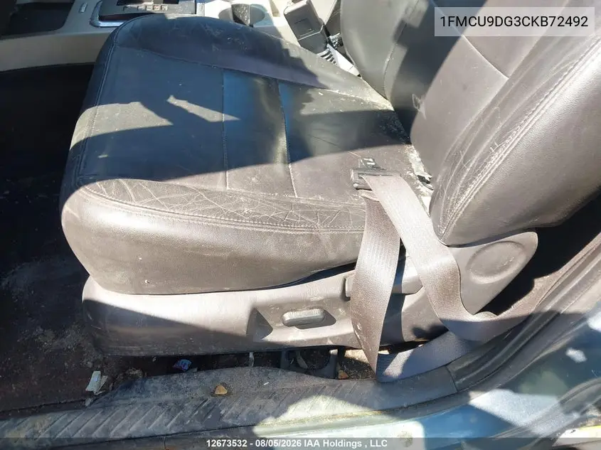 2012 FORD ESCAPE VIN 1FMCU9DG3CKB72492 — фото 19