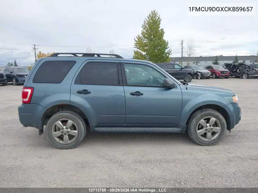 2012 FORD ESCAPE VIN 1FMCU9DGXCKB59657 — фото 14