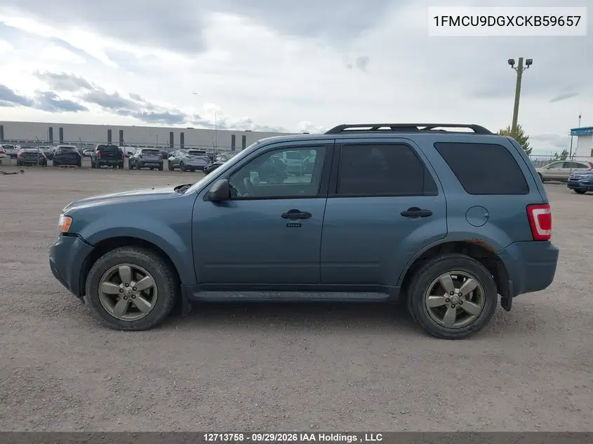 2012 FORD ESCAPE VIN 1FMCU9DGXCKB59657 — фото 15