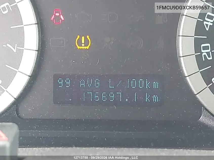 2012 FORD ESCAPE VIN 1FMCU9DGXCKB59657 — фото 16