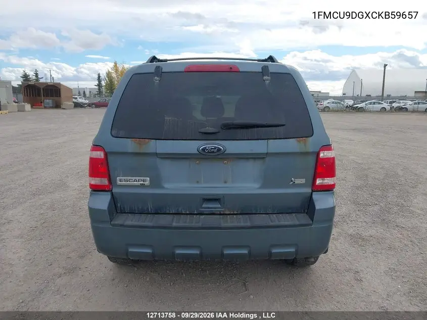 2012 FORD ESCAPE VIN 1FMCU9DGXCKB59657 — фото 17