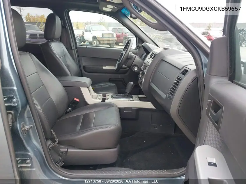 2012 FORD ESCAPE VIN 1FMCU9DGXCKB59657 — фото 5