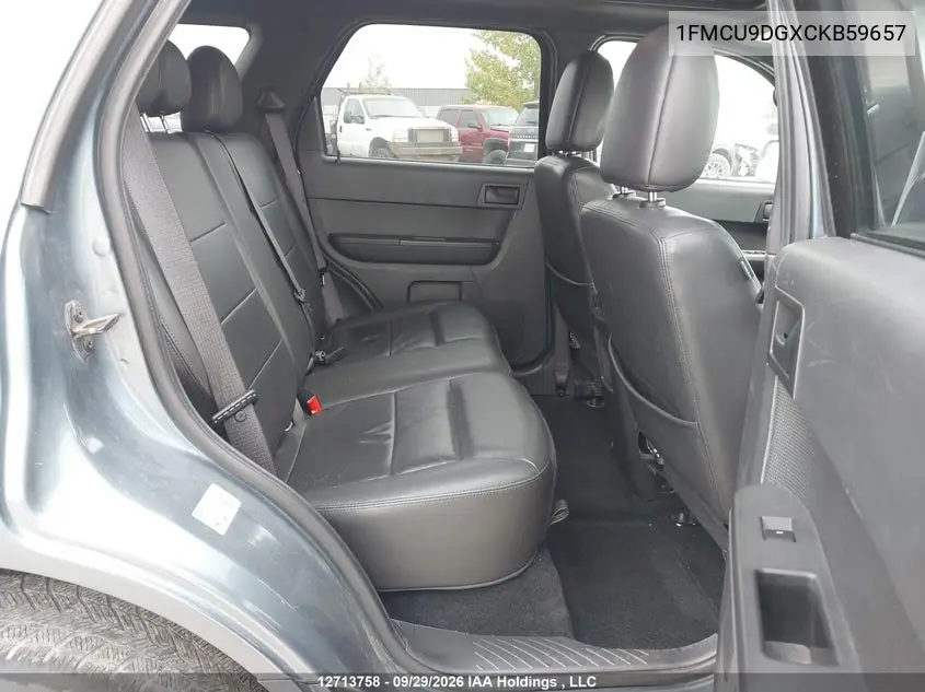 2012 FORD ESCAPE VIN 1FMCU9DGXCKB59657 — фото 8