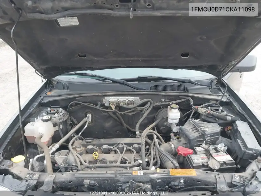 2012 FORD ESCAPE VIN 1FMCU0D71CKA11098 — фото 10
