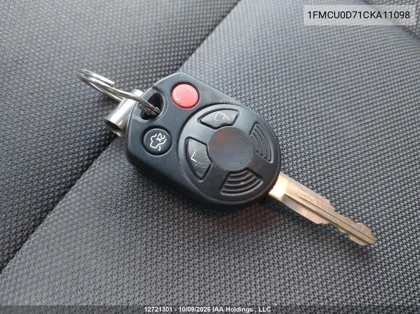 2012 FORD ESCAPE VIN 1FMCU0D71CKA11098 — фото 11