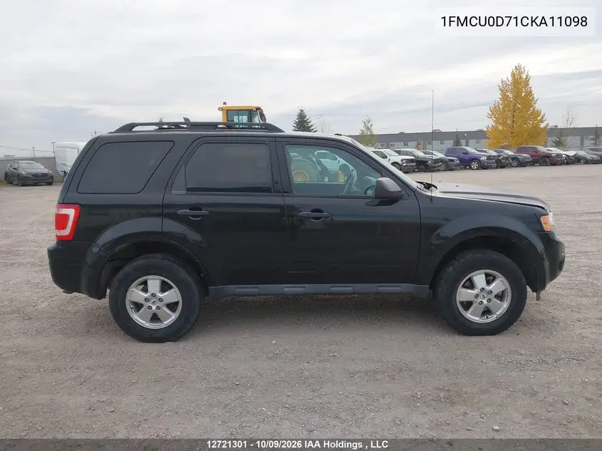 2012 FORD ESCAPE VIN 1FMCU0D71CKA11098 — фото 13