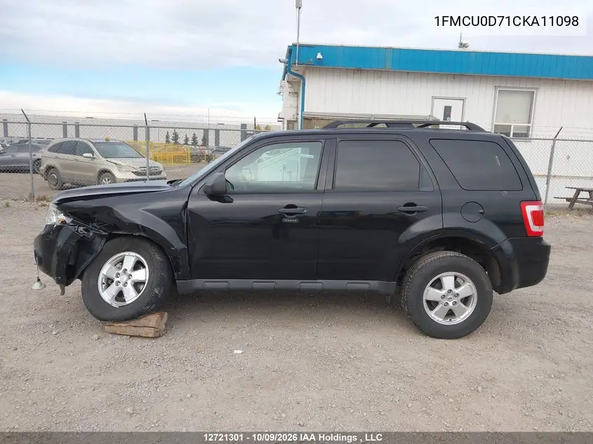 2012 FORD ESCAPE VIN 1FMCU0D71CKA11098 — фото 14