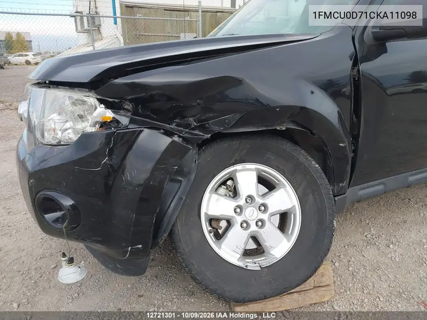 2012 FORD ESCAPE VIN 1FMCU0D71CKA11098 — фото 6