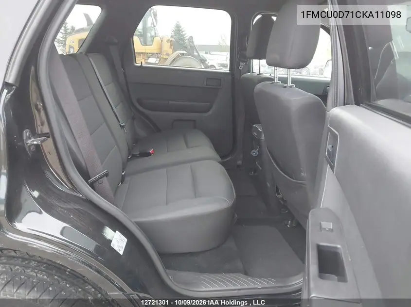 2012 FORD ESCAPE VIN 1FMCU0D71CKA11098 — фото 8