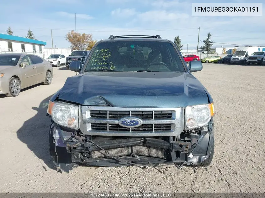 2012 FORD ESCAPE VIN 1FMCU9EG3CKA01191 — фото 13