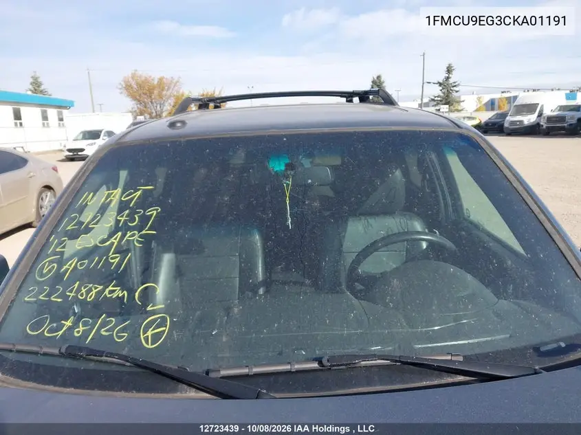 2012 FORD ESCAPE VIN 1FMCU9EG3CKA01191 — фото 18