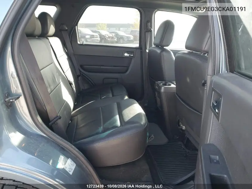 2012 FORD ESCAPE VIN 1FMCU9EG3CKA01191 — фото 8