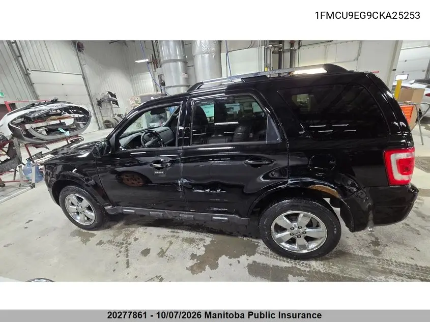 2012 FORD ESCAPE VIN 1FMCU9EG9CKA25253 — фото 5