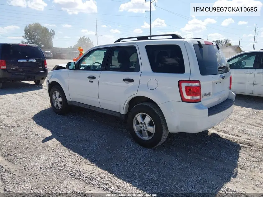 2012 FORD ESCAPE VIN 1FMCU0DGXCKA77679 — фото 3