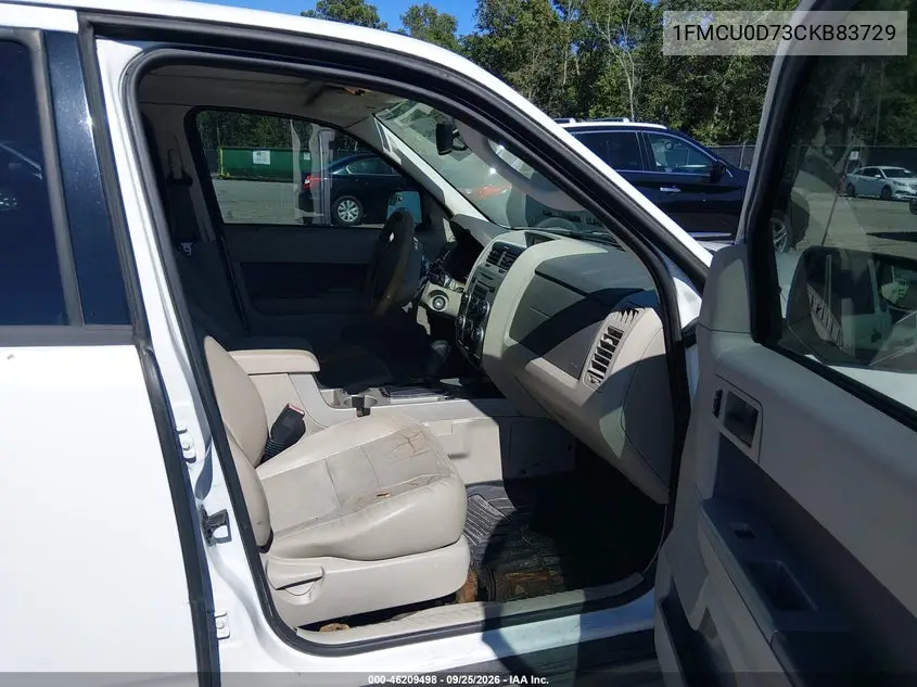 2012 FORD ESCAPE VIN 1FMCU0D73CKB83729 — фото 5