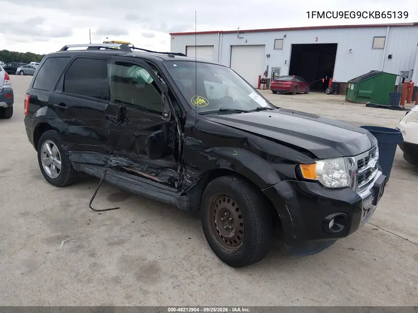 2012 FORD ESCAPE VIN 1FMCU9EG9CKB65139 — фото 2