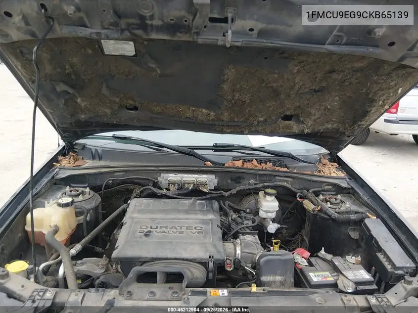 FORD ESCAPE 2012, VIN 1FMCU9EG9CKB65139