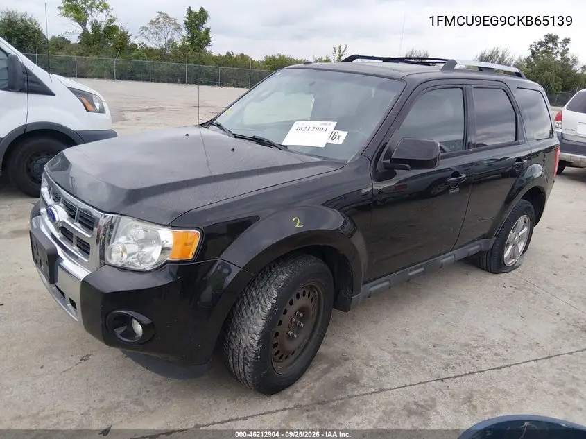 2012 FORD ESCAPE VIN 1FMCU9EG9CKB65139 — фото 3
