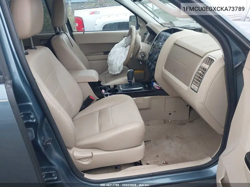 2012 FORD ESCAPE VIN 1FMCU0EGXCKA73789 — фото 5