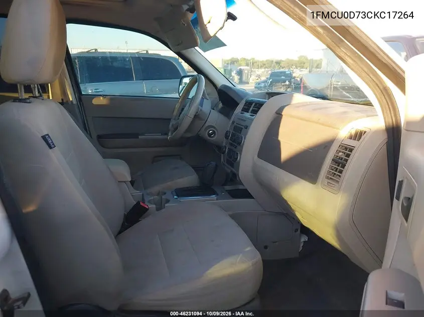 2012 FORD ESCAPE VIN 1FMCU0D73CKC17264 — фото 5
