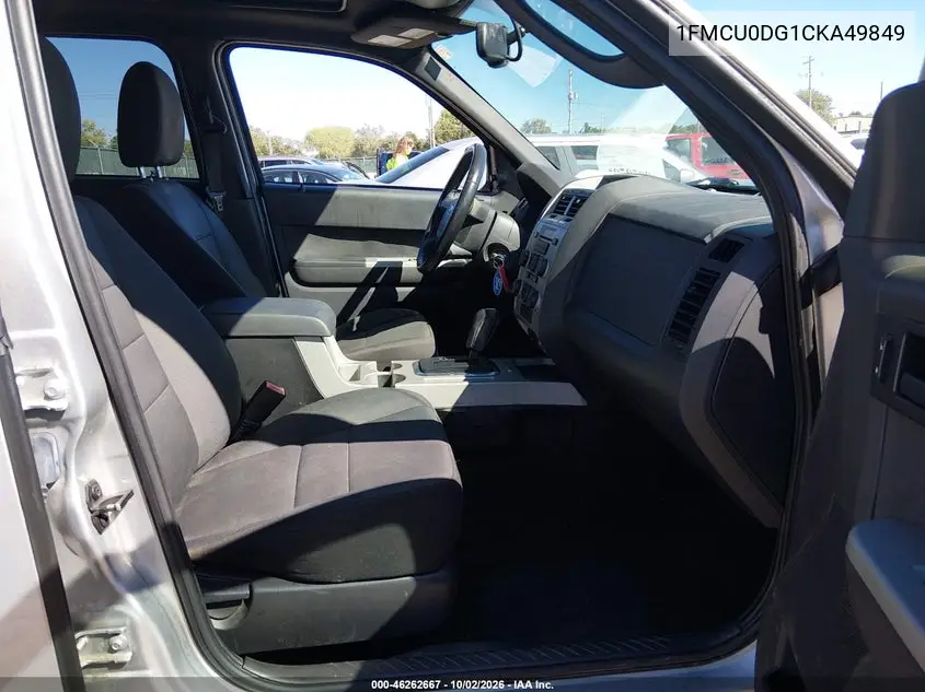 2012 FORD ESCAPE VIN 1FMCU0DG1CKA49849 — фото 5