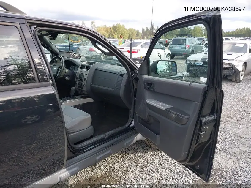 2012 FORD ESCAPE VIN 1FMCU0D70CKA38597 — фото 5