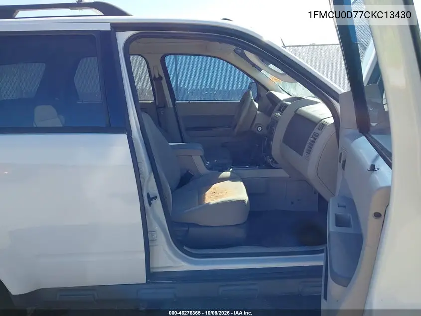 2012 FORD ESCAPE VIN 1FMCU0D77CKC13430 — фото 5