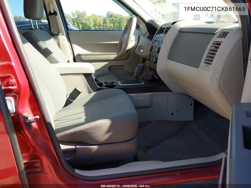 2012 FORD ESCAPE VIN 1FMCU0C71CKB61665 — фото 5
