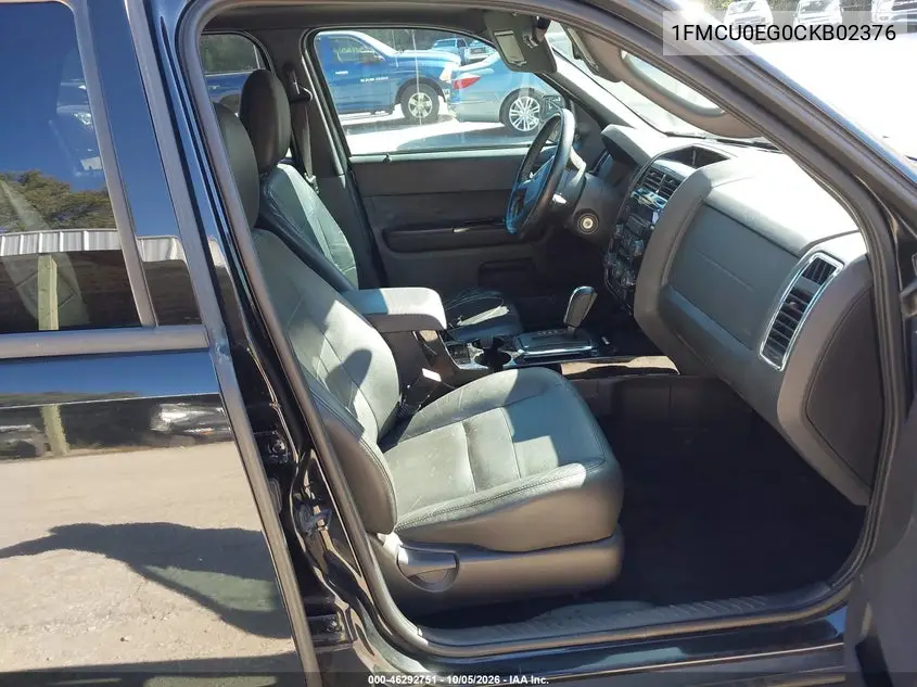 2012 FORD ESCAPE VIN 1FMCU0EG0CKB02376 — фото 5