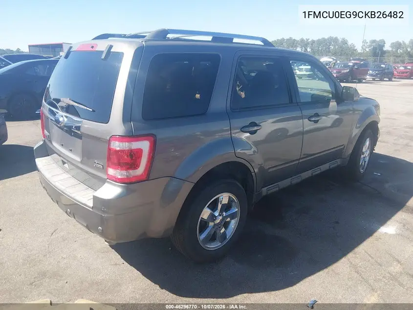 2012 FORD ESCAPE VIN 1FMCU0EG9CKB26482 — фото 4