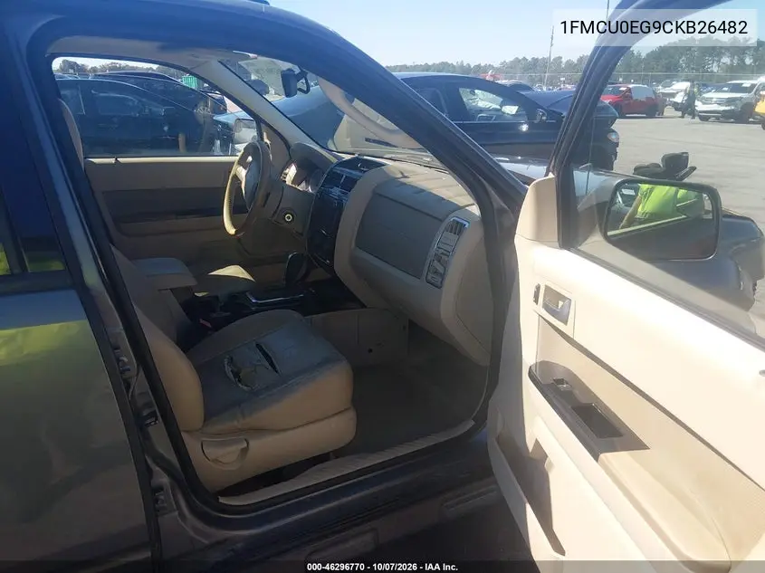 2012 FORD ESCAPE VIN 1FMCU0EG9CKB26482 — фото 5