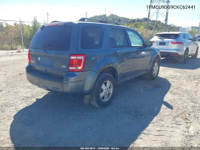 2012 FORD ESCAPE VIN 1FMCU9DG9CKC62441 — фото 4