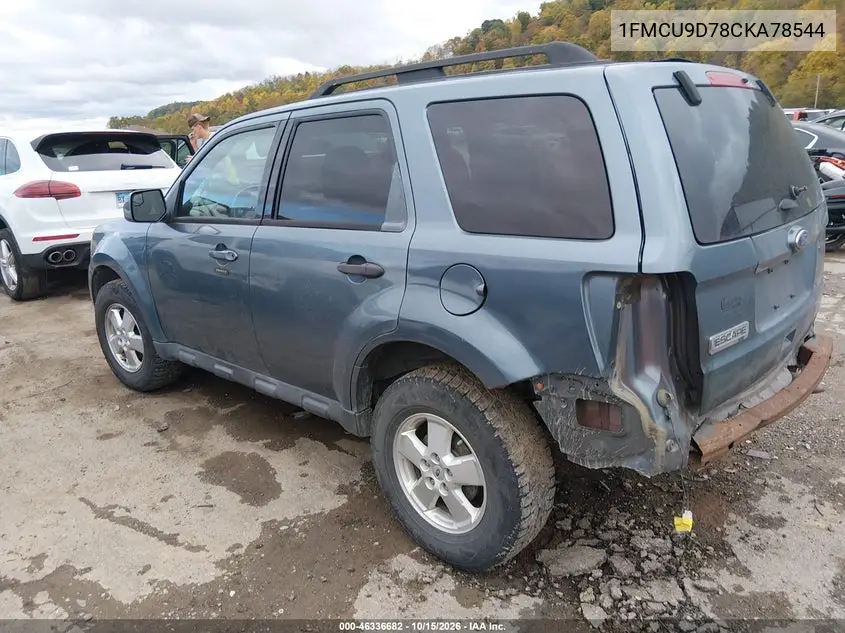 2012 FORD ESCAPE VIN 1FMCU9D78CKA78544 — фото 3