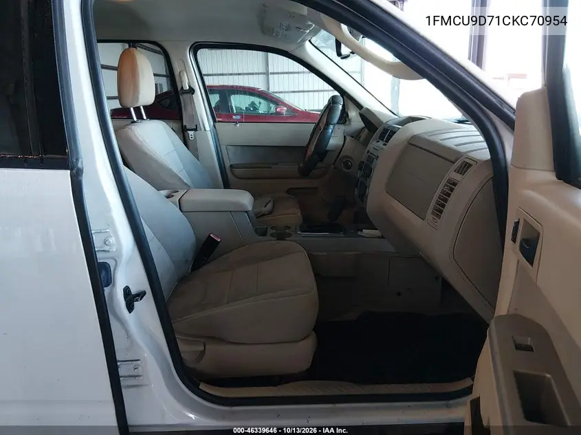 2012 FORD ESCAPE VIN 1FMCU9D71CKC70954 — фото 5