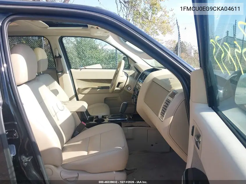 2012 FORD ESCAPE VIN 1FMCU0EG9CKA04611 — фото 5