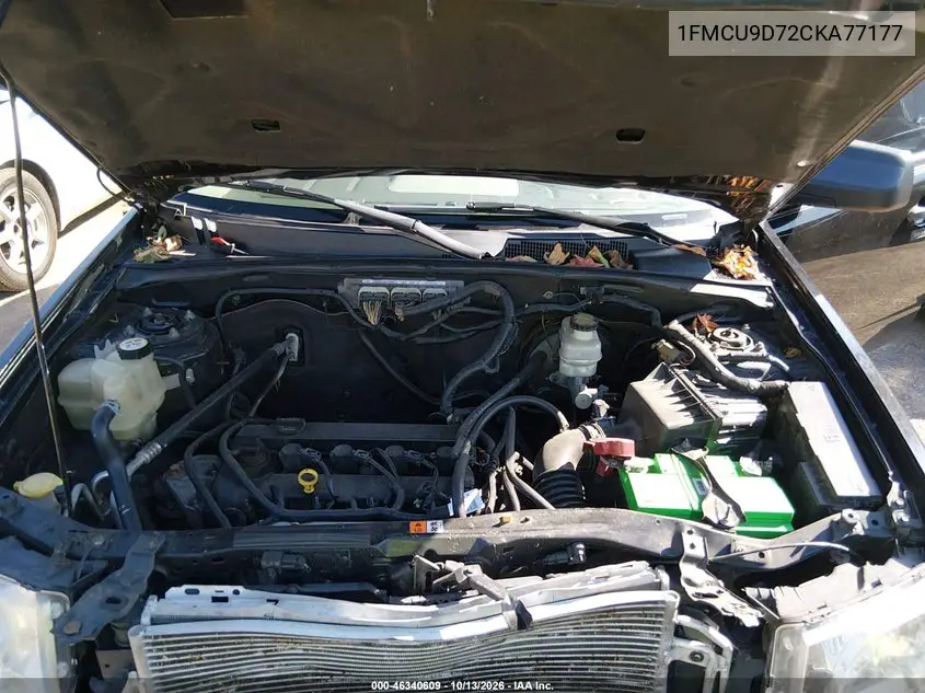 2012 FORD ESCAPE VIN 1FMCU9D72CKA77177 — фото 10