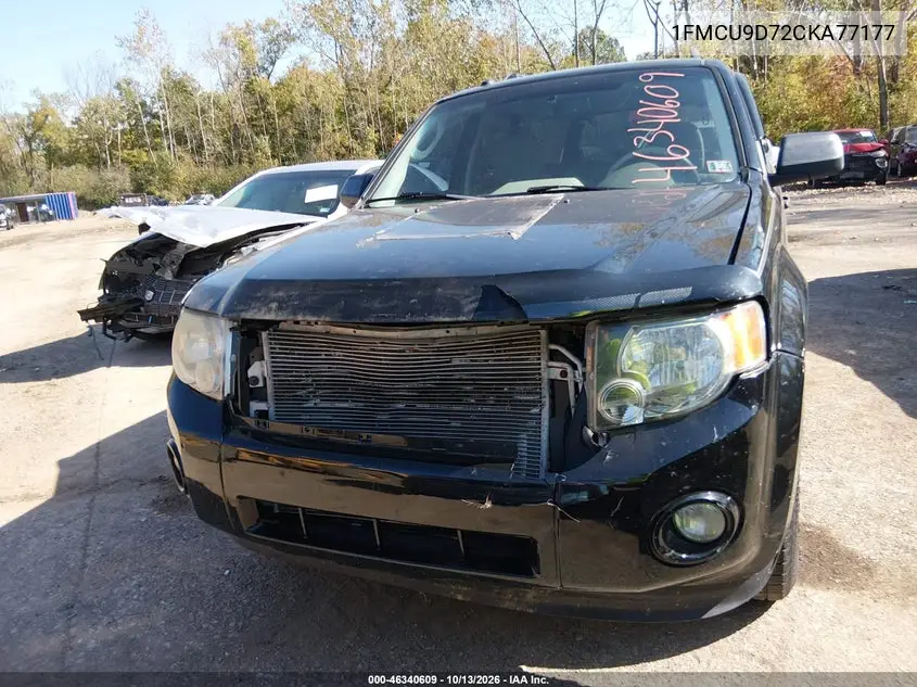 2012 FORD ESCAPE VIN 1FMCU9D72CKA77177 — фото 12
