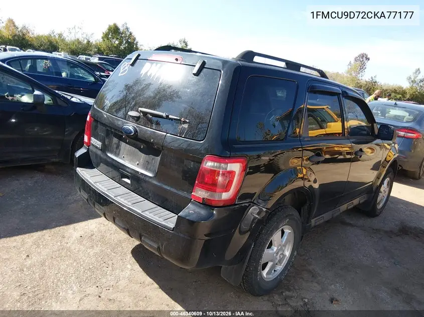 2012 FORD ESCAPE VIN 1FMCU9D72CKA77177 — фото 4