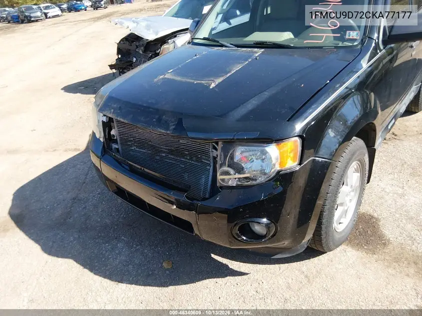 2012 FORD ESCAPE VIN 1FMCU9D72CKA77177 — фото 6