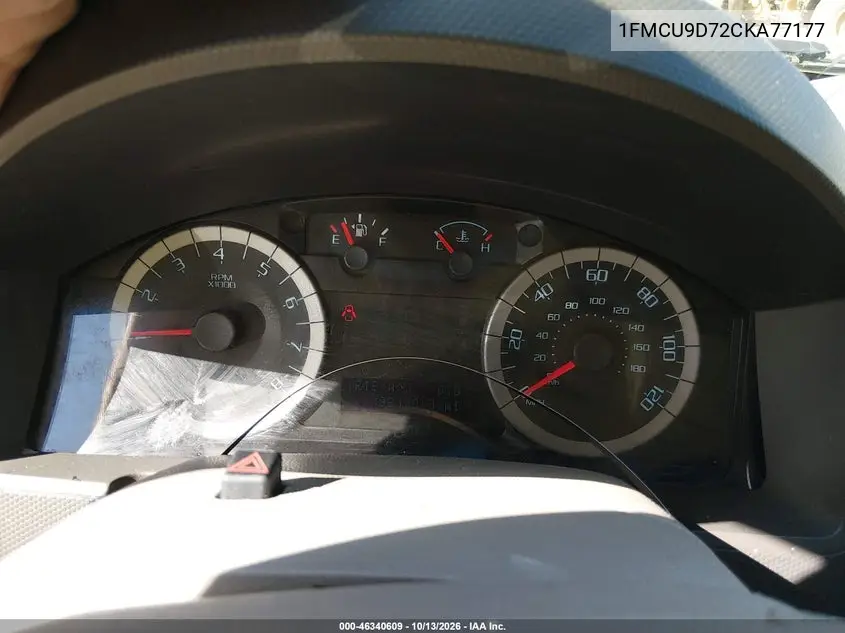2012 FORD ESCAPE VIN 1FMCU9D72CKA77177 — фото 7