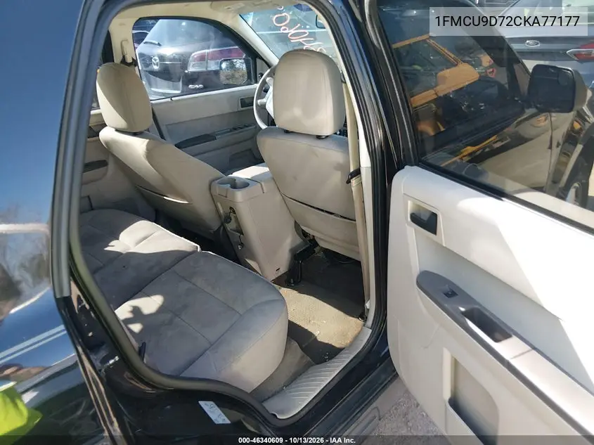 2012 FORD ESCAPE VIN 1FMCU9D72CKA77177 — фото 8