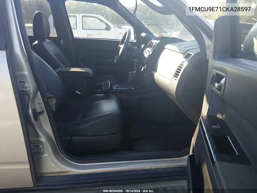 2012 FORD ESCAPE VIN 1FMCU9E71CKA28597 — фото 5
