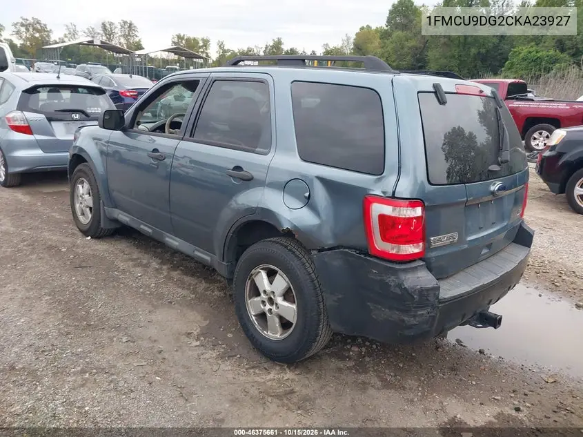2012 FORD ESCAPE VIN 1FMCU9DG2CKA23927 — фото 3