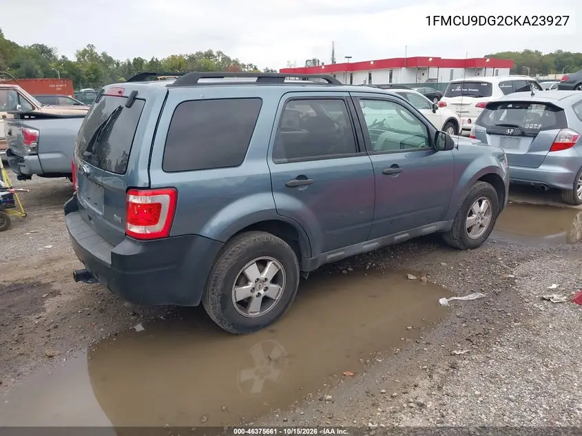 2012 FORD ESCAPE VIN 1FMCU9DG2CKA23927 — фото 4
