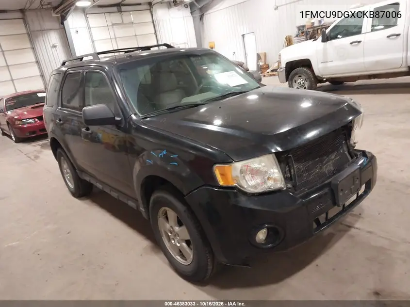 FORD ESCAPE 2012, VIN 1FMCU9DGXCKB87006
