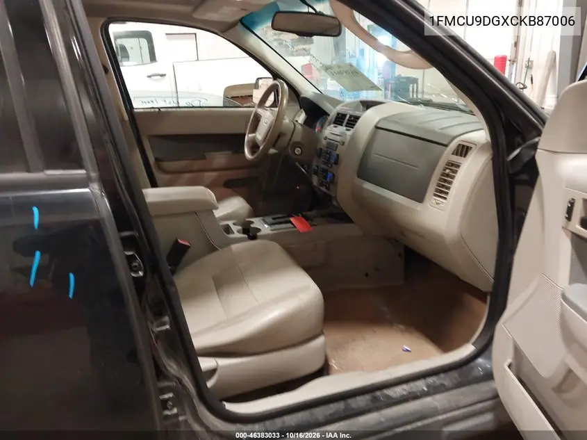 2012 FORD ESCAPE VIN 1FMCU9DGXCKB87006 — фото 5