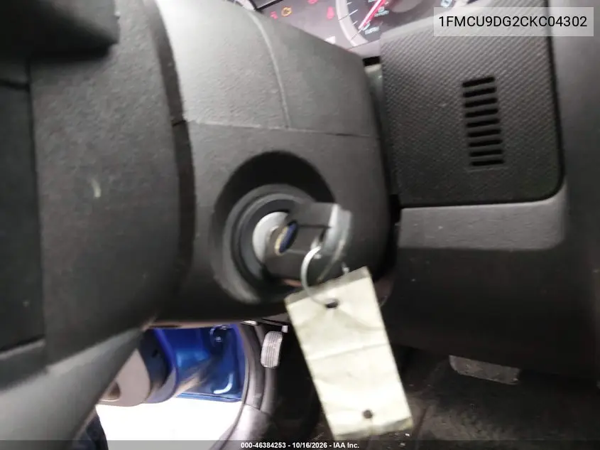 2012 FORD ESCAPE VIN 1FMCU9DG2CKC04302 — фото 11