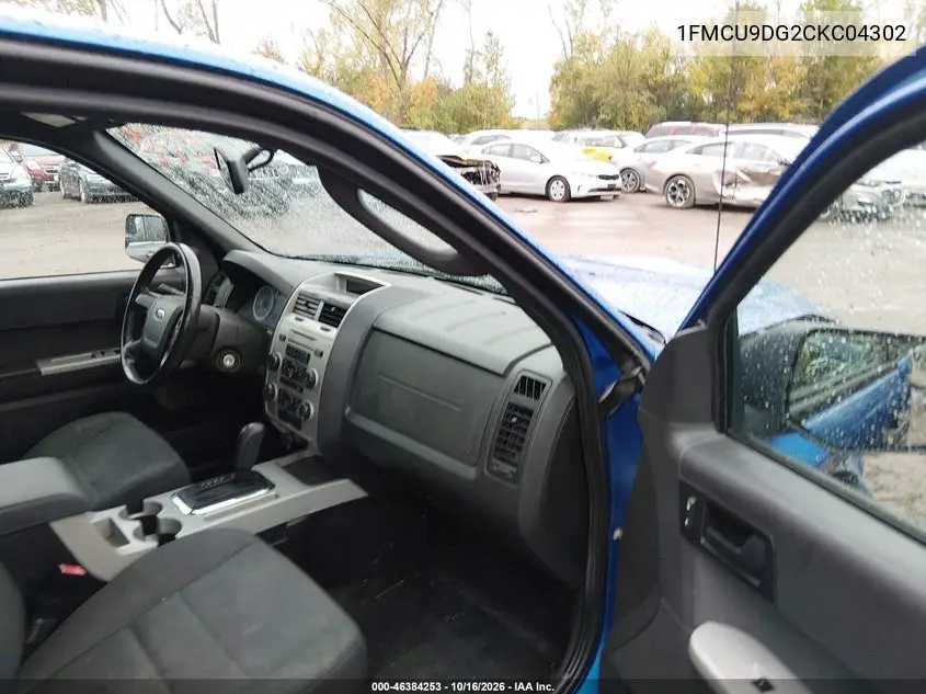 2012 FORD ESCAPE VIN 1FMCU9DG2CKC04302 — фото 5