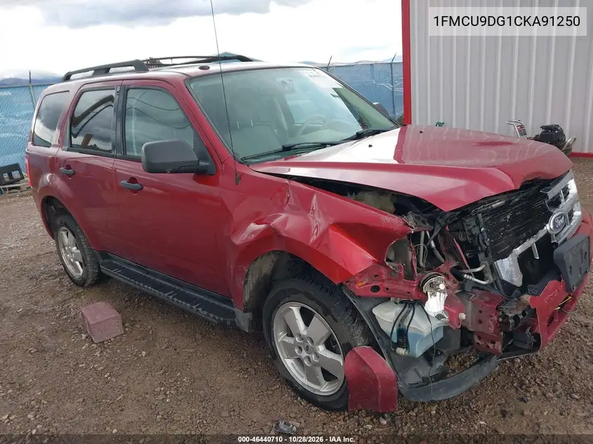FORD ESCAPE 2012, VIN 1FMCU9DG1CKA91250