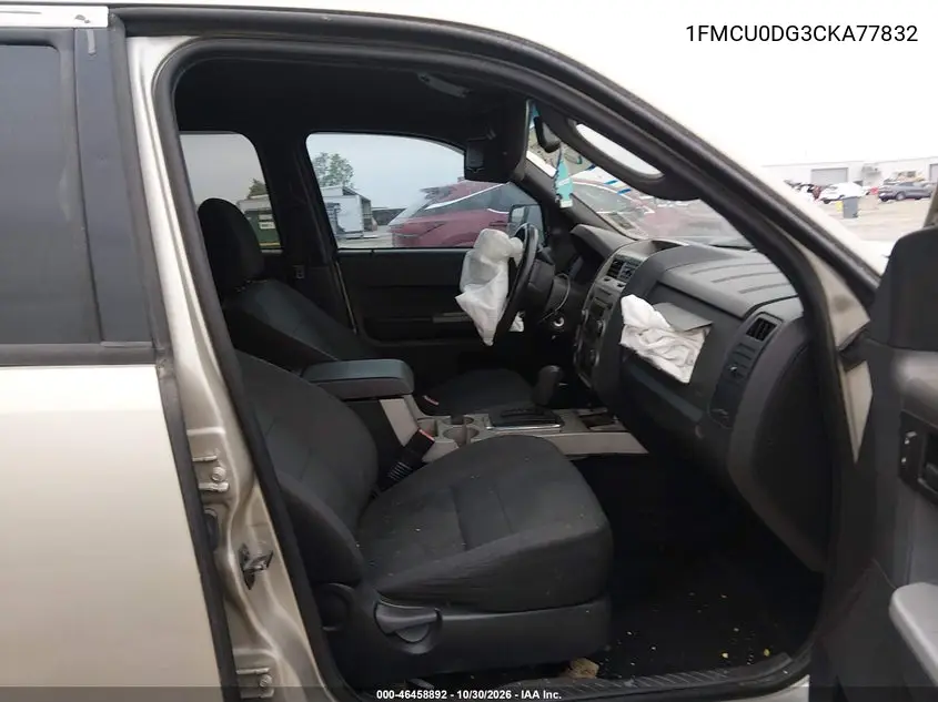 2012 FORD ESCAPE VIN 1FMCU0DG3CKA77832 — фото 5